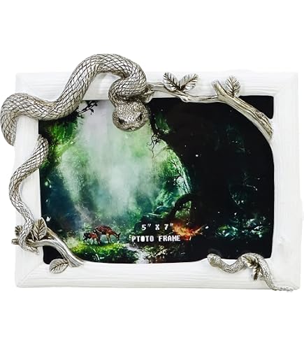 フォトフレーム JONATHAN ADLER PHOTO FRAME SNAKE Amazon.com - Jonathan Adler Eden White Porcelain Picture Frame, 4